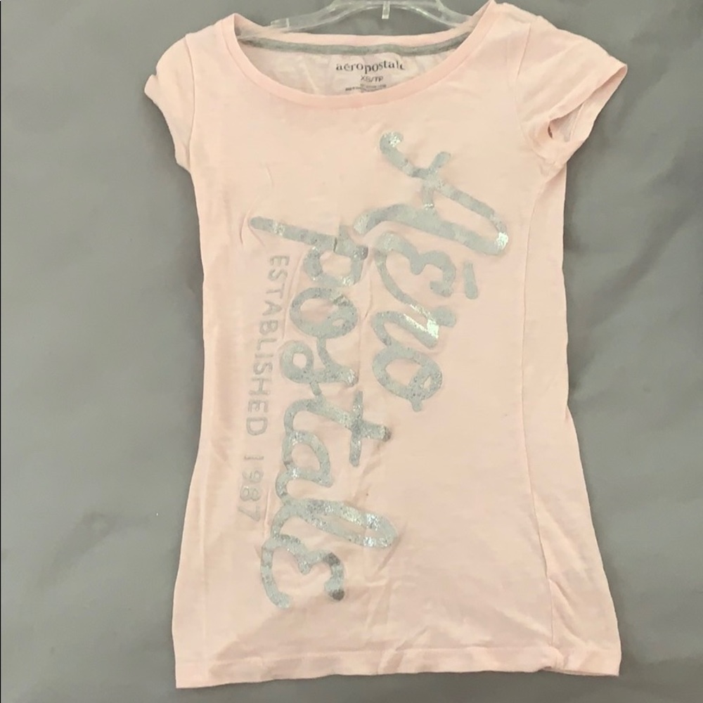 Pink aeropostale tee